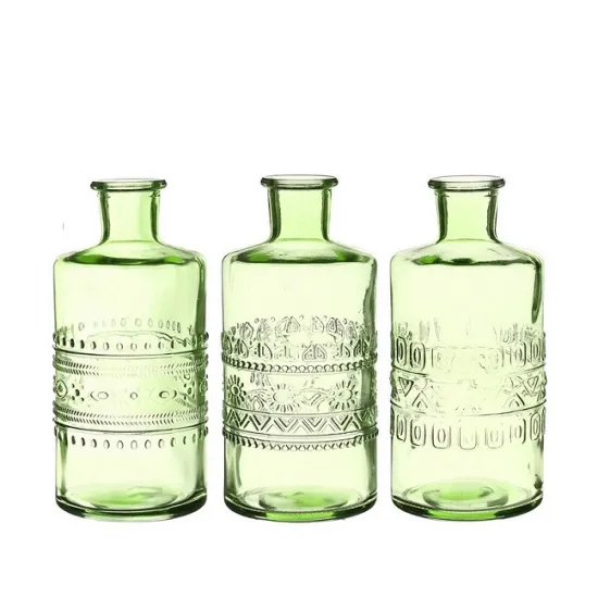 Bottle porto soft green d7.5 h15.8 12pcs