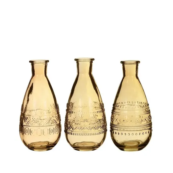 Fles rome oker d7.5 h14.5 12st