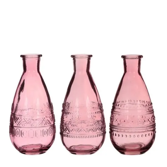 Bottle rome soft pink  d7.5 h14.5 12pcs