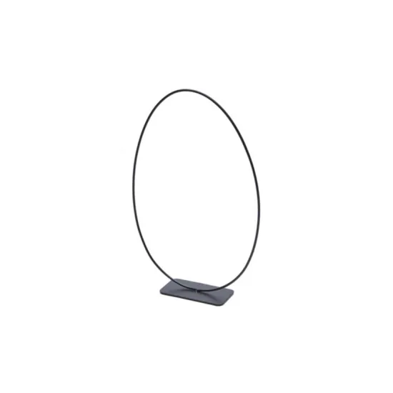 Frame egg on base 32x47cm black