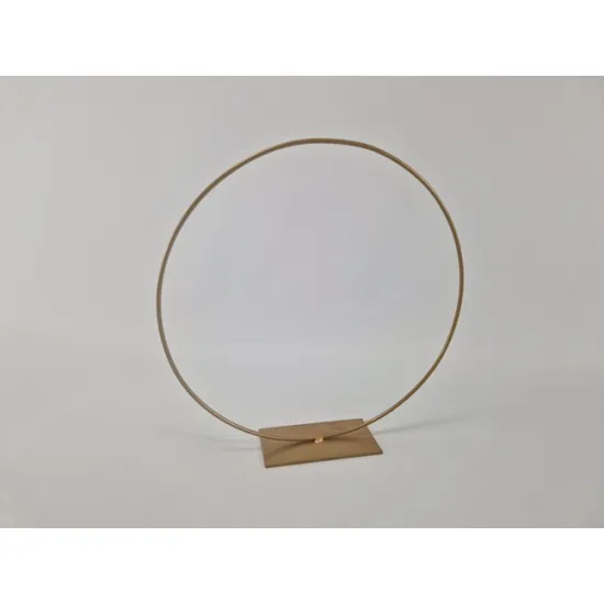 Frame ring on base 30cm gold