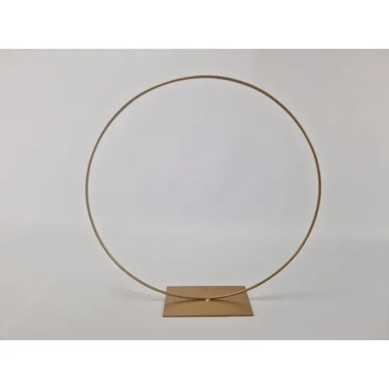 Frame ring op voet 40cm goud