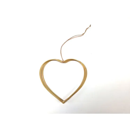 Frame hart 10cm triple goud