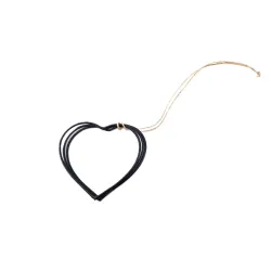 Frame coeur 7cm triple noir