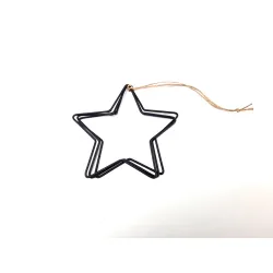 Frame etoile 10cm triple noir