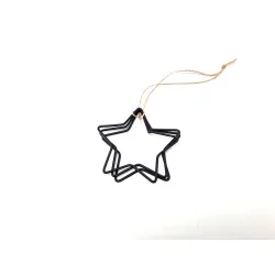 Frame etoile 7cm triple noir