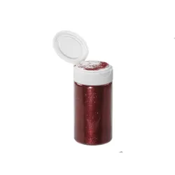 Glitter tube 100gr rouge
