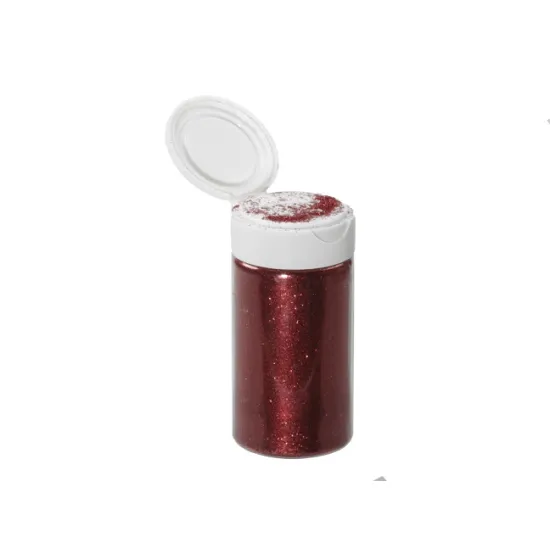 Glitter tube 100gr rouge
