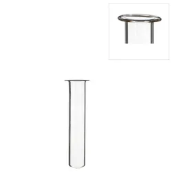 Pipette en verre (tube) 1.5x10cm 12pcs