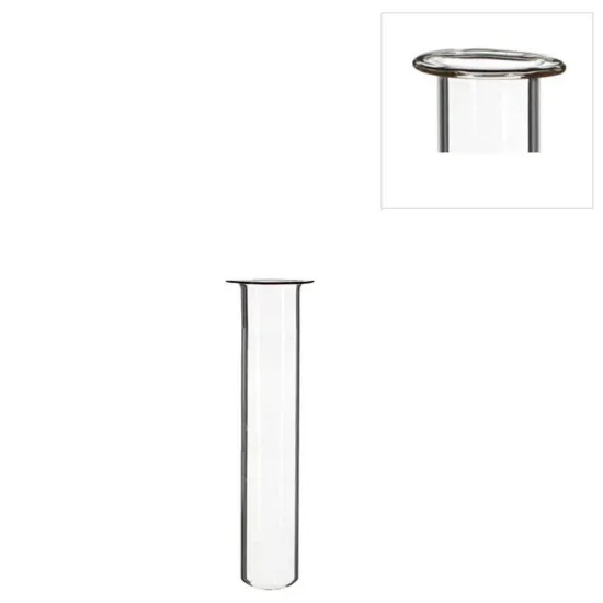 Pipette en verre (tube) 2x12.5cm 12pcs