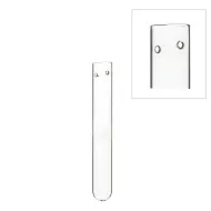 Pipette en verre (tube) 1.5x15cm avec trous 12pcs