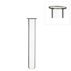 Pipette en verre (tube) 1.5x15cm 12pcs