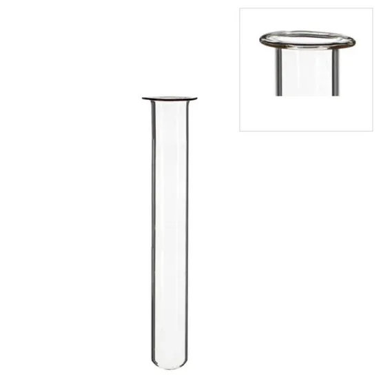 Pipette en verre (tube) 2.5x20cm 12pcs