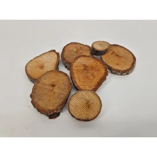 Tranches de bois naturel +/-250gr