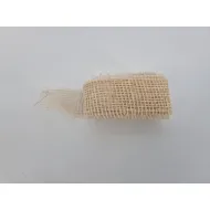 Jute 5cm x +/-5m blanchi