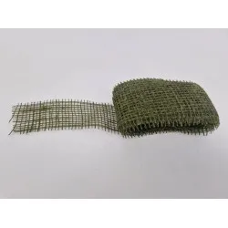 Jute 5cm x +/-5m mosgroen