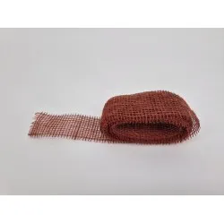 Jute 5cm x +/-5m terracotta