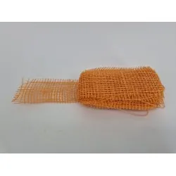 Jute 5cmx+/-5m orange