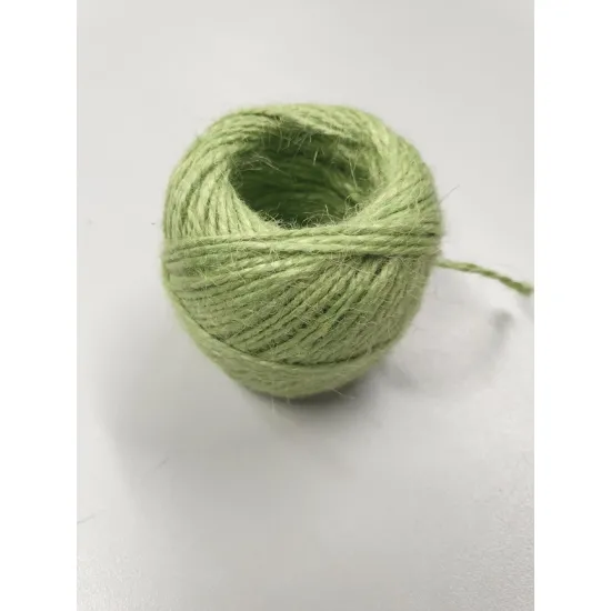 Jute binding cord 2dr +/-100gr light green