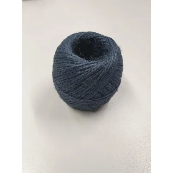 Jute binding cord 2dr +/-100gr blue