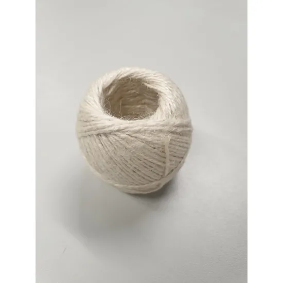 Jute binding cord 2dr +/-100gr creme