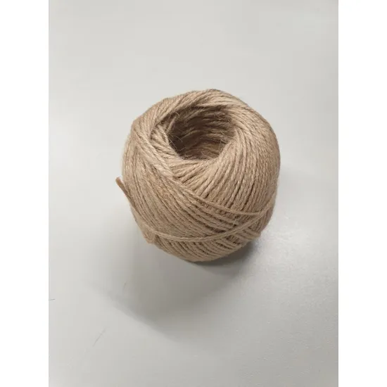 Jute binding cord 2dr +/-100gr natural