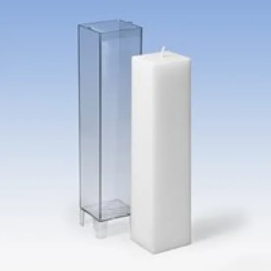 Moule a bougie rectangle 50x50mmx220mm