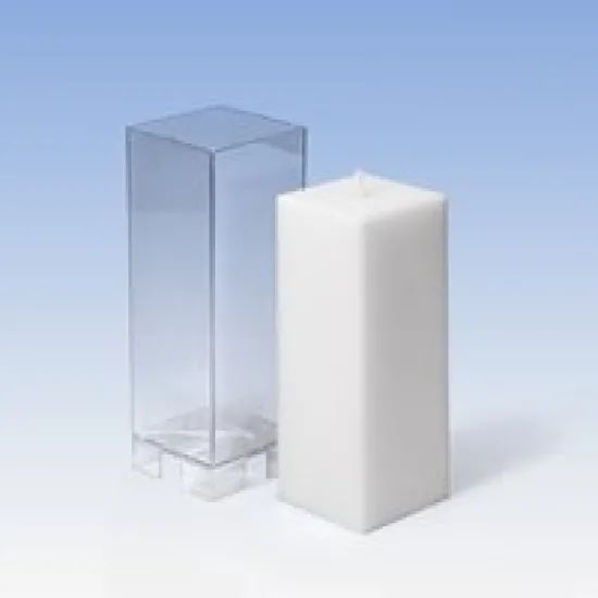 Kaarsvorm rechthoek 60x60mmx160mm