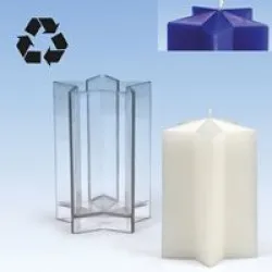 Moule a bougie étoile 75x110mm