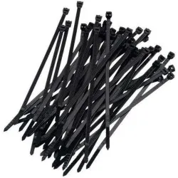 Collier de serrage 370x7,6mm noir 100pcs