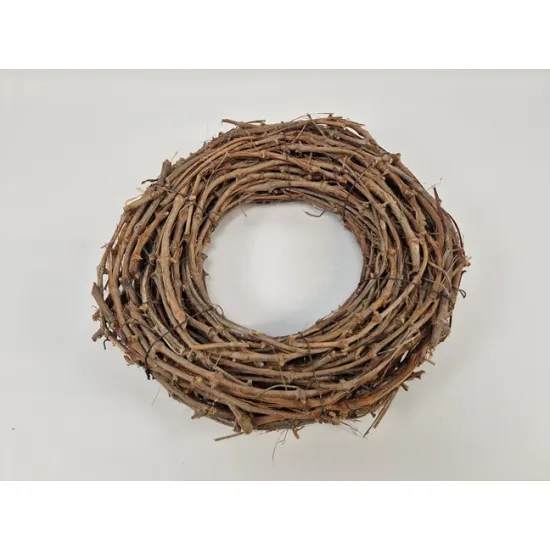Couronne de pampre naturel 40cm
