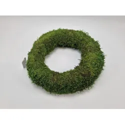 Wreath preserved green moss 40cm