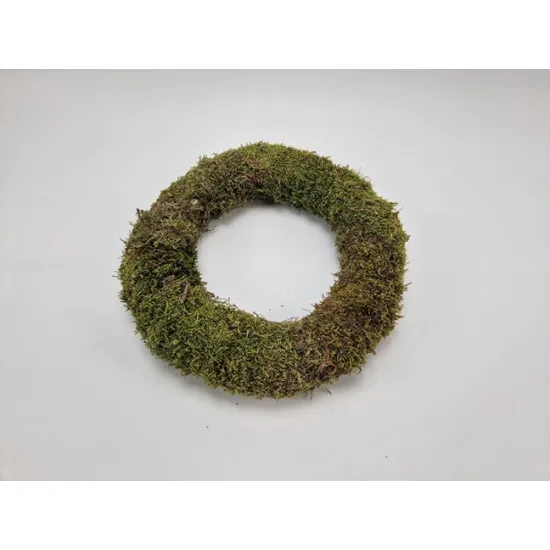 Wreath green moss natural 30cm