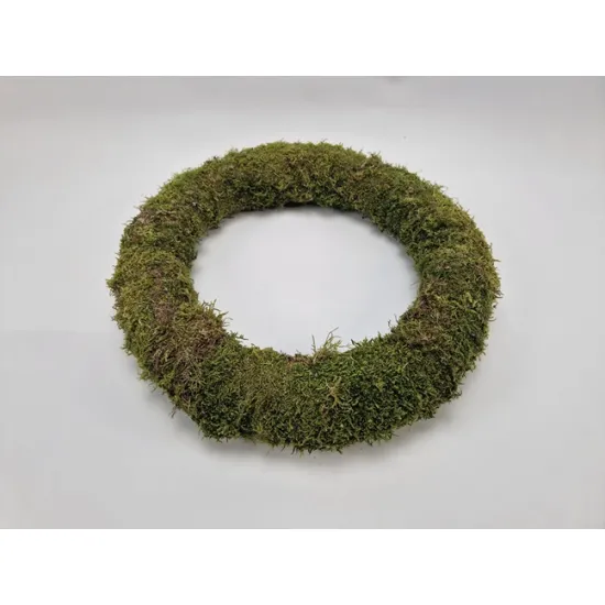 Krans groen mos naturel 40cm
