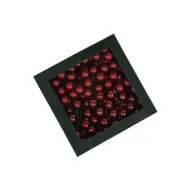 Christmas spheres 20mm dark red 144pcs