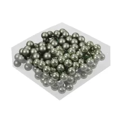 Boule de noel 20mm granite green 144pcs