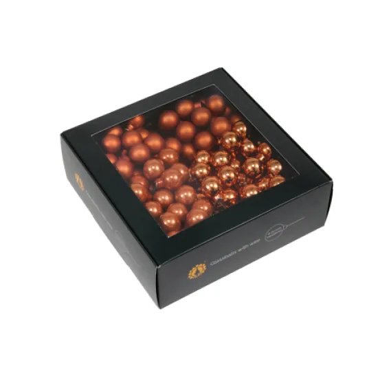 Christmas spheres 20mm mandarin 144pcs