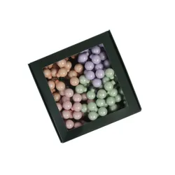 Boule de noel 20mm pastel opal 144pcs