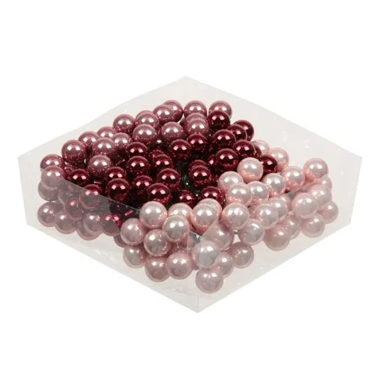 Kerstbollen 20mm wild blossom 144st