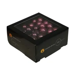 Boule de noel 30mm orchid 72pcs