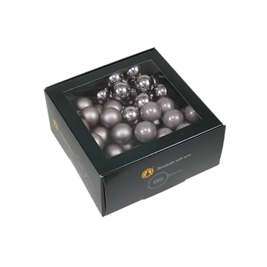 Christmas spheres 30mm tuffstone 72pcs
