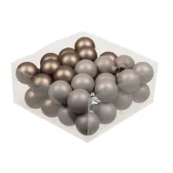 Boule de noel 40mm dark eucalyptus 36pcs