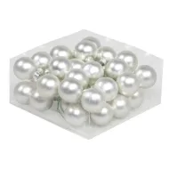 Boule de noel 40mm silver mat 36pcs