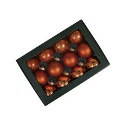 Boule de noel 57mm mandarin 12pcs