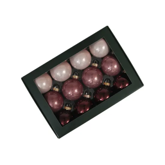 Christmas spheres 57mm wild blossom 12pcs