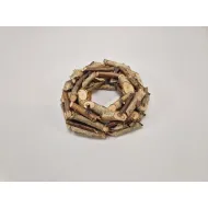 Couronne pieces de bouleau 20cm