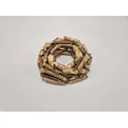 Wreath birch branches thick 20cm light