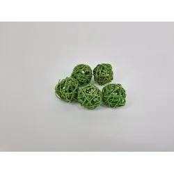 Lata ball (branch ball) 4cm lime green 50pcs