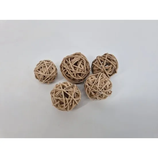Lata ball (branch ball) 4cm natural 50pcs
