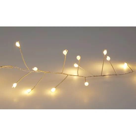 Guirlande cluster led (indoor & outdoor) 960l/9.6m warm white IP44 24V/23VA